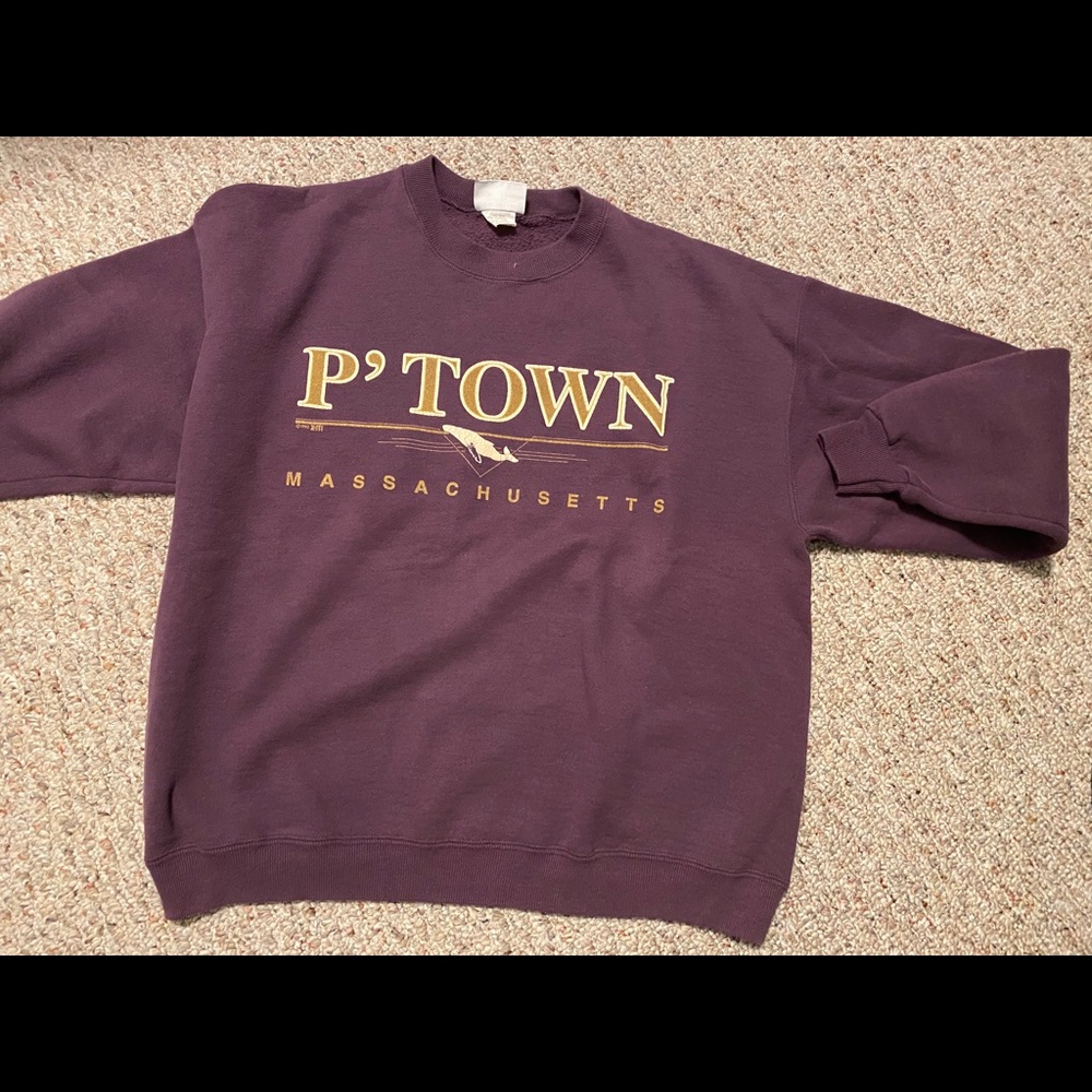 Vintage Ptown Massachusetts Lee Sweatshirt XL